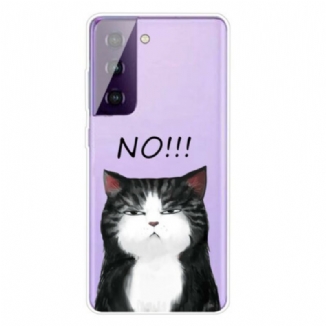 Capa Para Samsung Galaxy S21 5G O Gato Que Diz Não