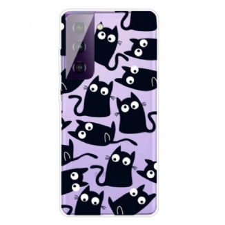 Capa Para Samsung Galaxy S21 5G Ratos Pretos