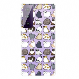 Capa Para Samsung Galaxy S21 5G Top Cats