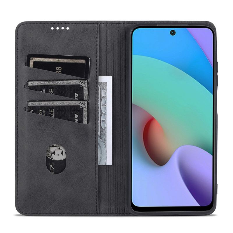 Capa De Celular Para Poco M4 Pro 5G Flip Estilo De Couro Azns