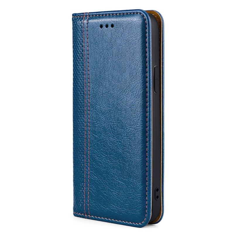 Capa De Celular Para Poco M4 Pro 5G Flip Estilo Vintage De Couro