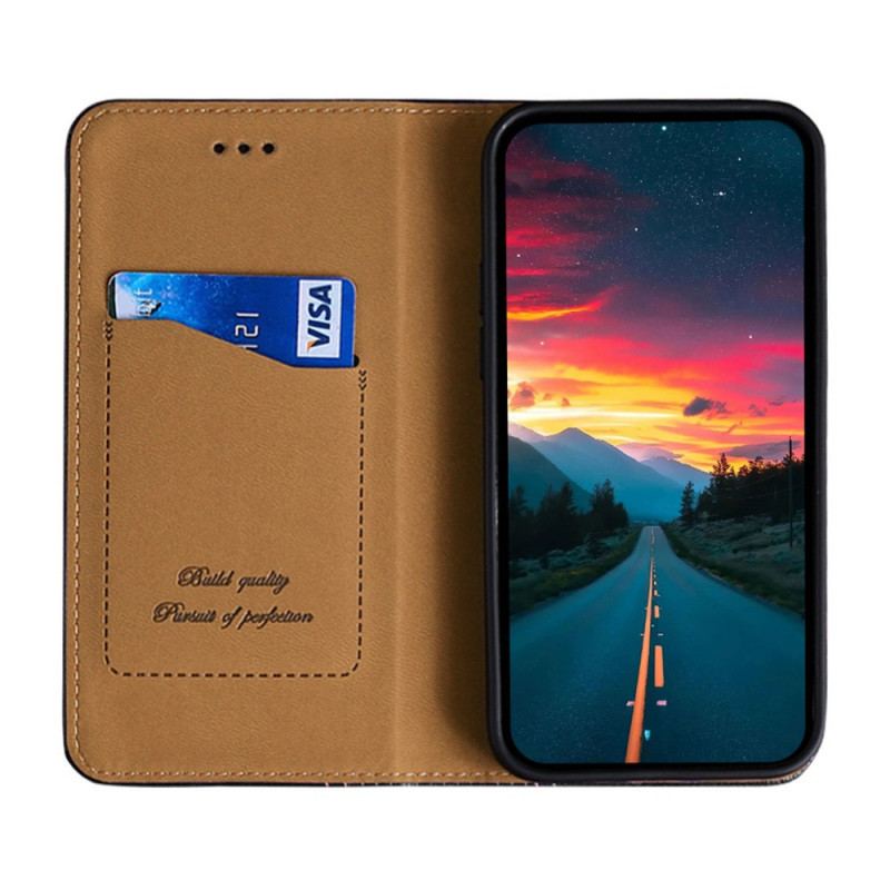 Capa De Celular Para Poco M4 Pro 5G Flip Estilo Vintage De Couro