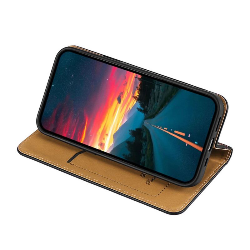 Capa De Celular Para Poco M4 Pro 5G Flip Estilo Vintage De Couro