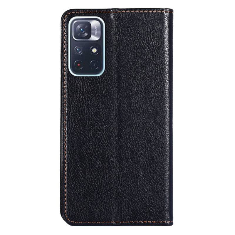 Capa De Celular Para Poco M4 Pro 5G Flip Estilo Vintage De Couro