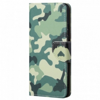 Capa Flip Para Poco M4 Pro 5G Camuflar