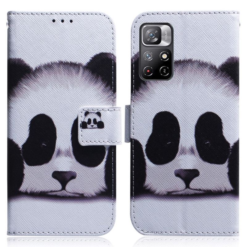 Capa Flip Para Poco M4 Pro 5G Cara De Panda