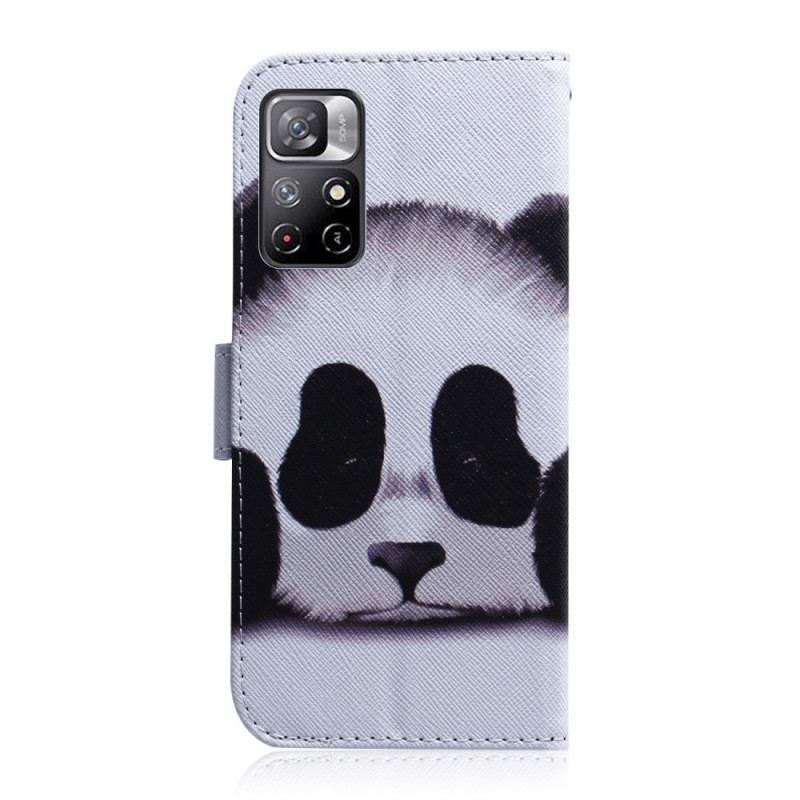 Capa Flip Para Poco M4 Pro 5G Cara De Panda