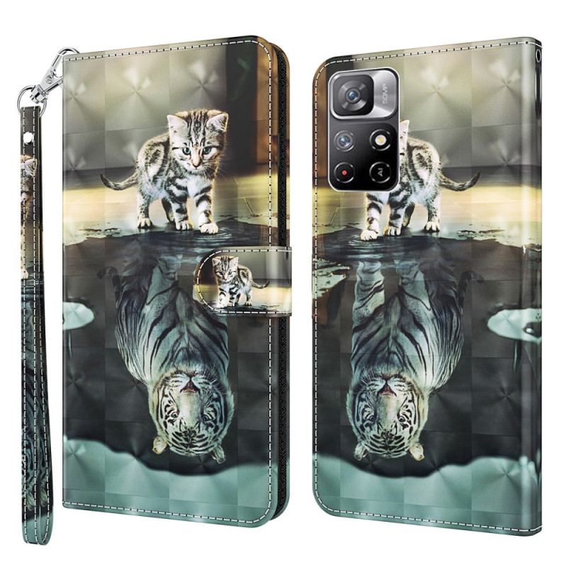 Capa Flip Para Poco M4 Pro 5G Ernesto O Tigre