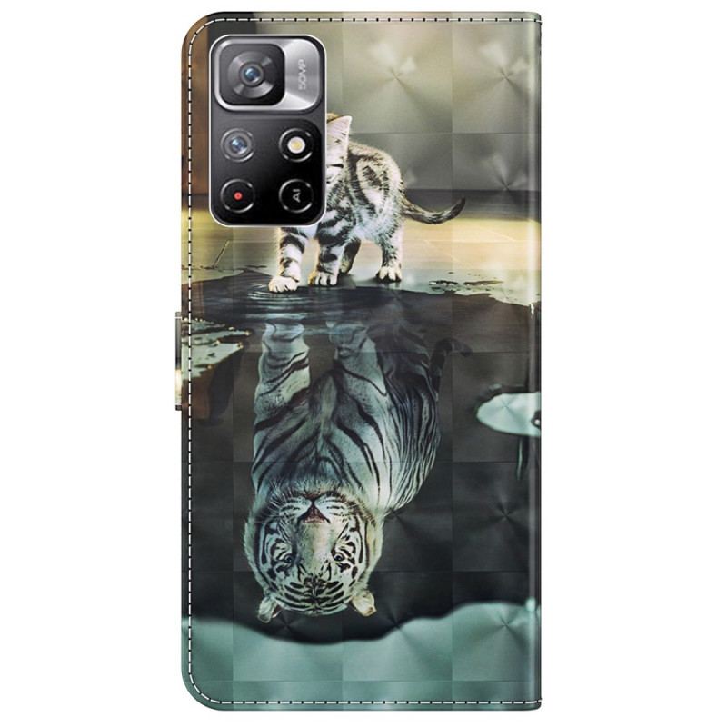 Capa Flip Para Poco M4 Pro 5G Ernesto O Tigre