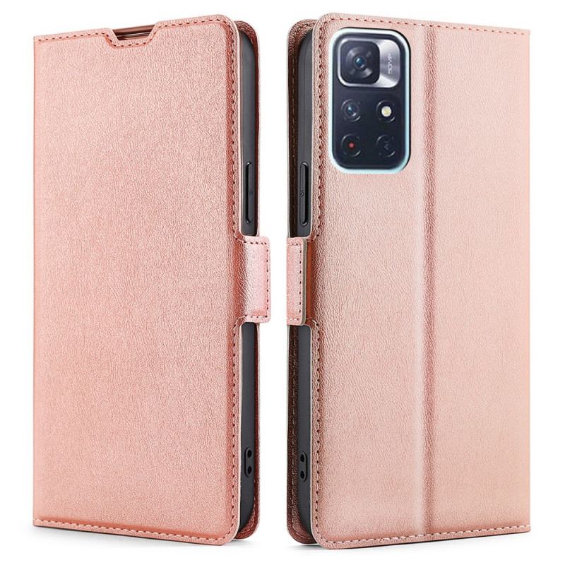 Capa Flip Para Poco M4 Pro 5G Estilo Couro Finesse