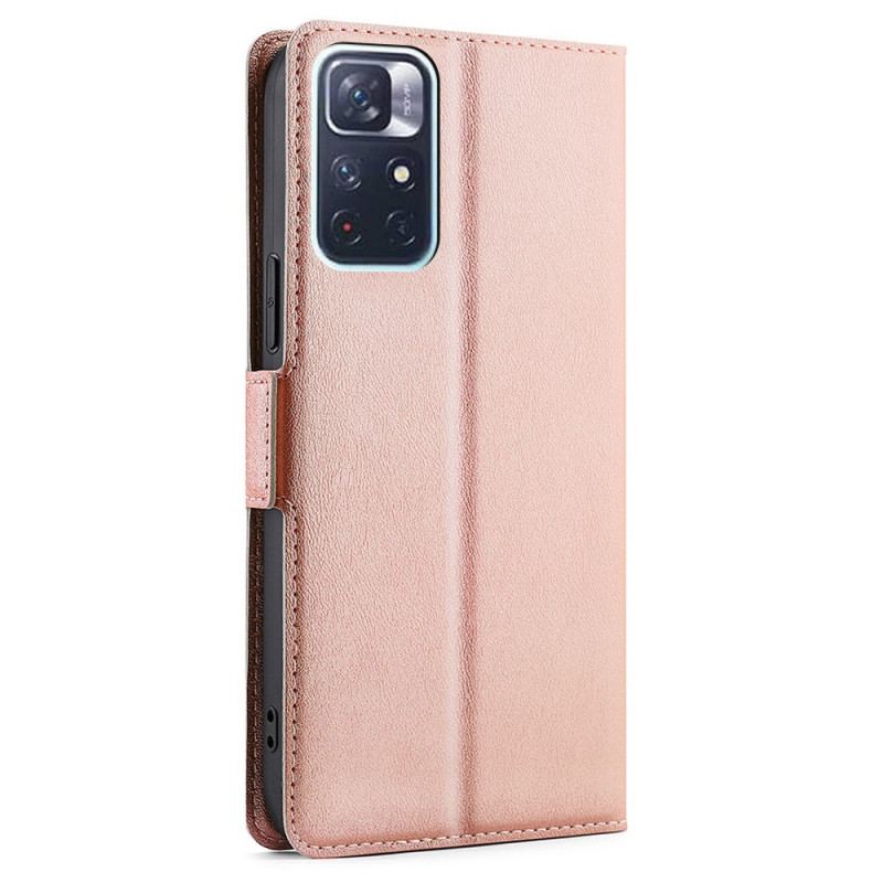 Capa Flip Para Poco M4 Pro 5G Estilo Couro Finesse