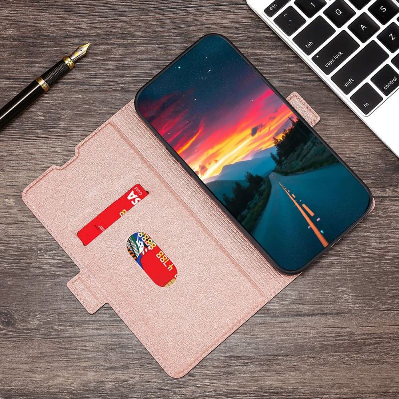 Capa Flip Para Poco M4 Pro 5G Estilo Couro Finesse