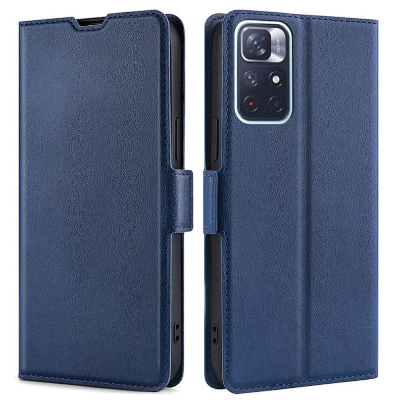 Capa Flip Para Poco M4 Pro 5G Estilo Couro Finesse