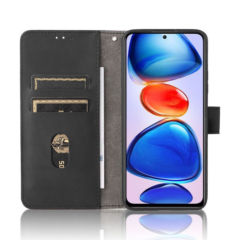 Capa Flip Para Poco M4 Pro 5G Toque De Pele