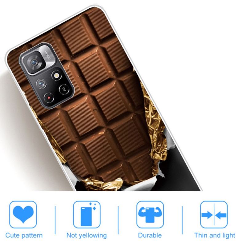 Capa Para Poco M4 Pro 5G Chocolate Flexível