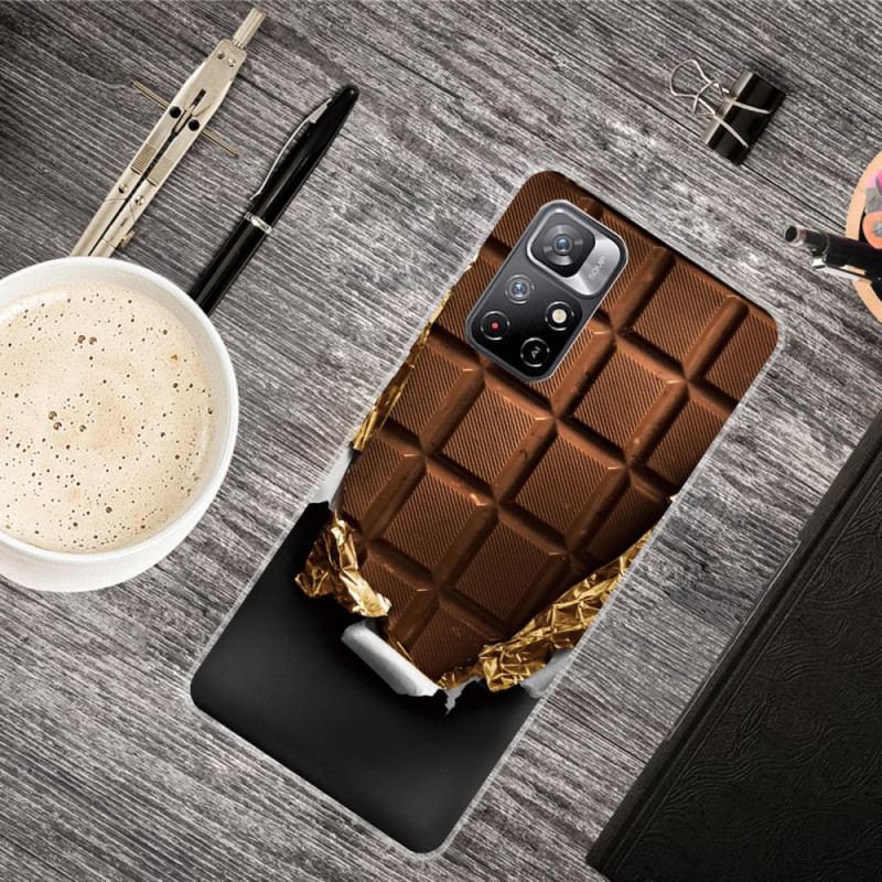 Capa Para Poco M4 Pro 5G Chocolate Flexível