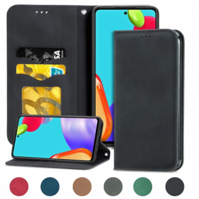 Capa De Celular Para Samsung Galaxy A52 4G / A52 5G / A52s 5G Flip Efeito Couro Chique