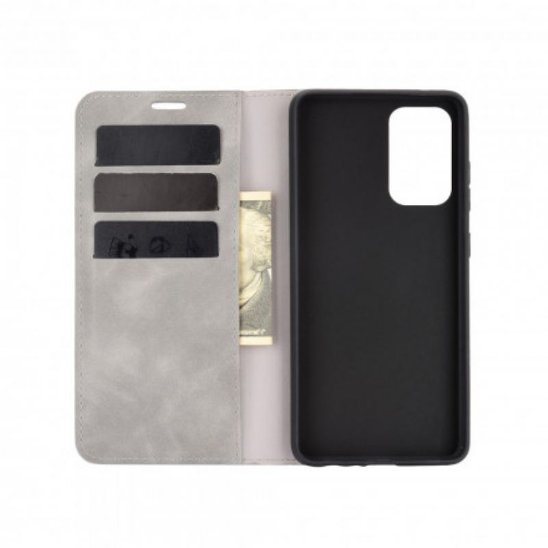 Capa De Celular Para Samsung Galaxy A52 4G / A52 5G / A52s 5G Flip Efeito Couro Macio