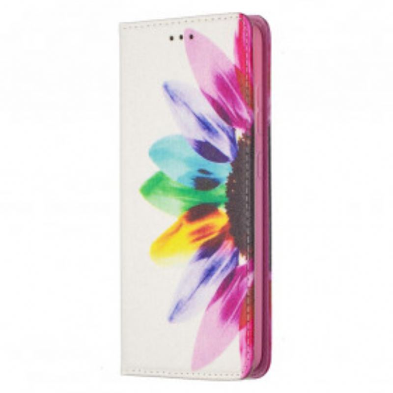 Capa De Celular Para Samsung Galaxy A52 4G / A52 5G / A52s 5G Flip Flor Aquarela