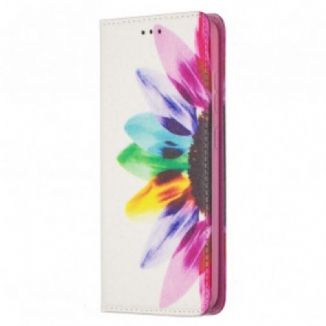 Capa De Celular Para Samsung Galaxy A52 4G / A52 5G / A52s 5G Flip Flor Aquarela