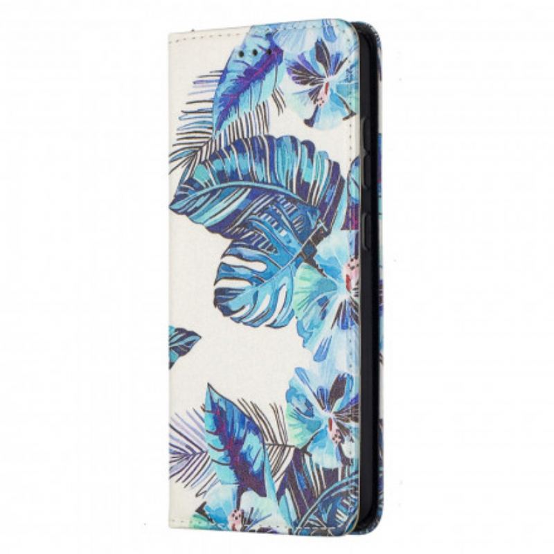 Capa De Celular Para Samsung Galaxy A52 4G / A52 5G / A52s 5G Flip Folhas