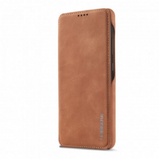 Capa De Celular Para Samsung Galaxy A52 4G / A52 5G / A52s 5G Flip Lc.imeeke Efeito Couro