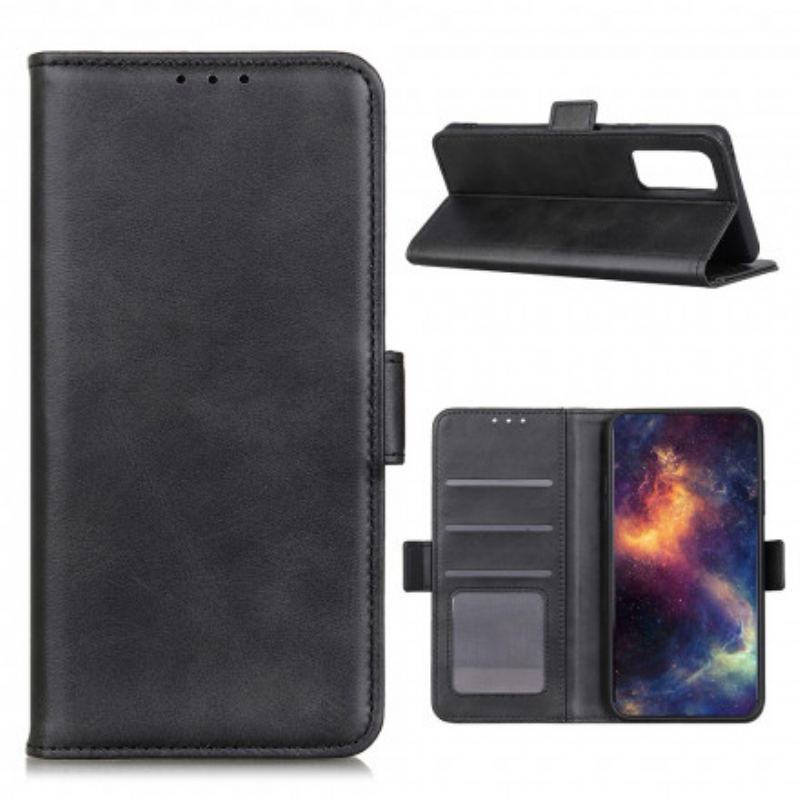 Capa De Couro Para Samsung Galaxy A52 4G / A52 5G / A52s 5G Flip Aba Dupla