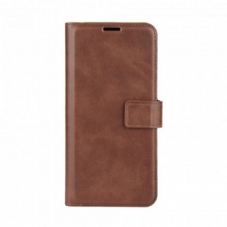 Capa Em Pele Para Samsung Galaxy A52 4G / A52 5G / A52s 5G Couro Sintético Fino