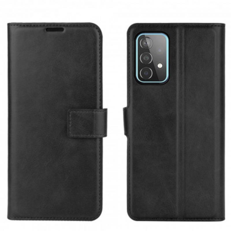 Capa Em Pele Para Samsung Galaxy A52 4G / A52 5G / A52s 5G Couro Sintético Fino