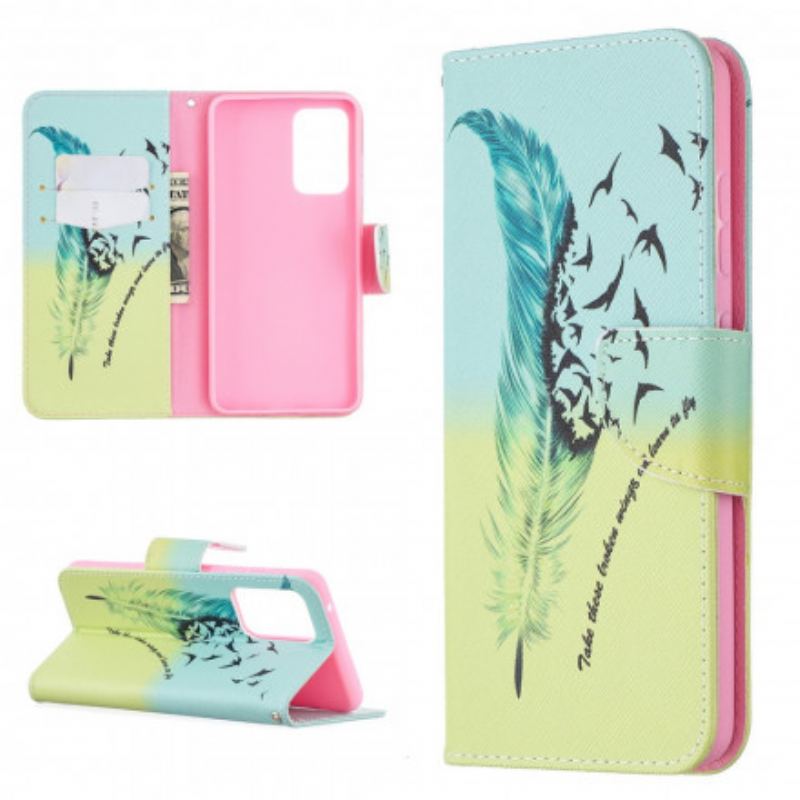 Capa Flip Para Samsung Galaxy A52 4G / A52 5G / A52s 5G Aprender A Voar