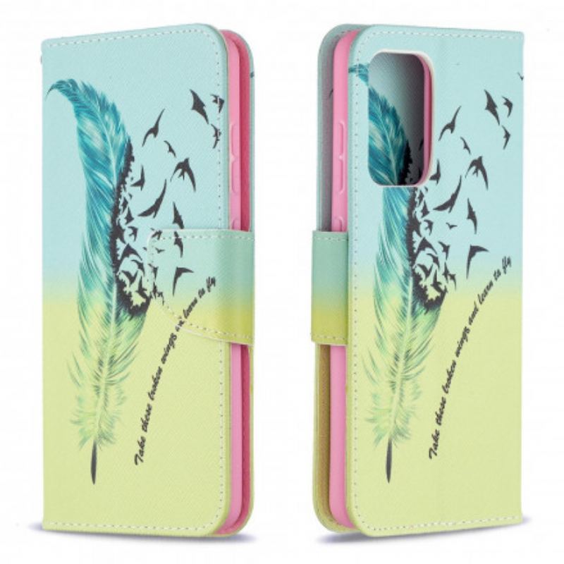 Capa Flip Para Samsung Galaxy A52 4G / A52 5G / A52s 5G Aprender A Voar