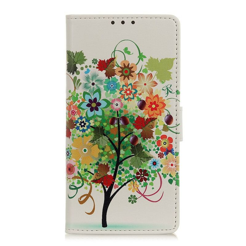 Capa Flip Para Samsung Galaxy A52 4G / A52 5G / A52s 5G Árvore Florida