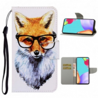 Capa Flip Para Samsung Galaxy A52 4G / A52 5G / A52s 5G De Cordão Brainy Fox Com Alça