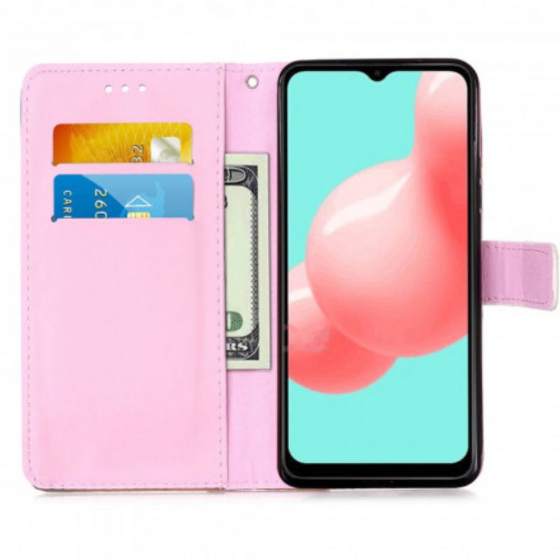 Capa Flip Para Samsung Galaxy A52 4G / A52 5G / A52s 5G Galáxia Panda