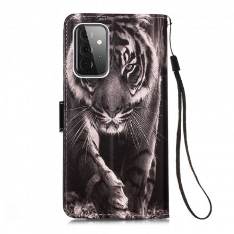 Capa Flip Para Samsung Galaxy A52 4G / A52 5G / A52s 5G Gatinho