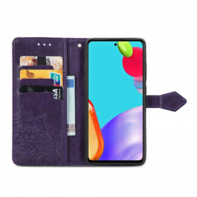 Capa Flip Para Samsung Galaxy A52 4G / A52 5G / A52s 5G Mandala Idade Média