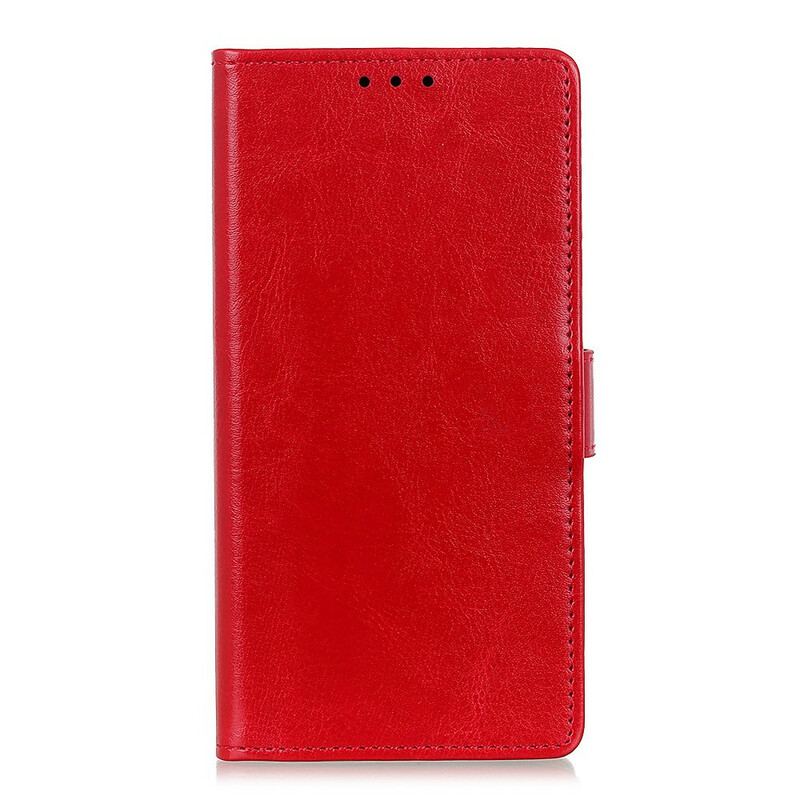 Capa Folio Para Samsung Galaxy A52 4G / A52 5G / A52s 5G Efeito Couro Brilhante Elegante