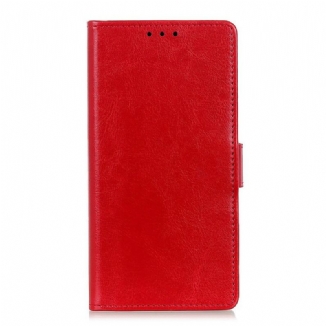 Capa Folio Para Samsung Galaxy A52 4G / A52 5G / A52s 5G Efeito Couro Brilhante Elegante