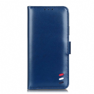 Capa Folio Para Samsung Galaxy A52 4G / A52 5G / A52s 5G Efeito Couro Tricolor