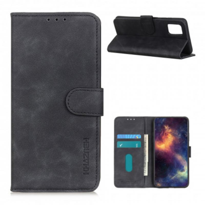 Capa Folio Para Samsung Galaxy A52 4G / A52 5G / A52s 5G Efeito Couro Vintage Khazneh