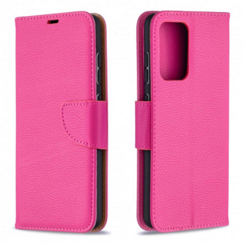 Capa Folio Para Samsung Galaxy A52 4G / A52 5G / A52s 5G Flip Lichia Rabat Oblíqua