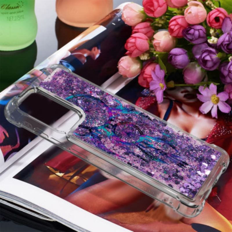 Capa Para Samsung Galaxy A52 4G / A52 5G / A52s 5G Apanhador De Sonhos Glitter