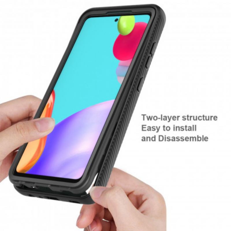 Capa Para Samsung Galaxy A52 4G / A52 5G / A52s 5G Bordas De Silicone De Design Híbrido