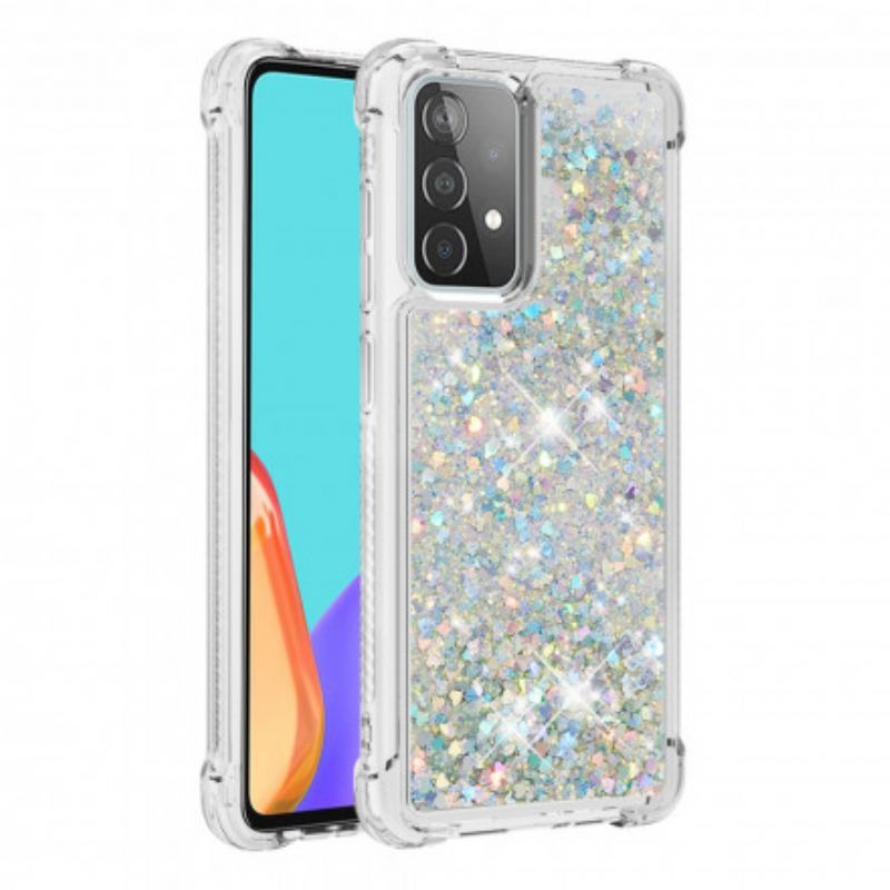 Capa Para Samsung Galaxy A52 4G / A52 5G / A52s 5G Desejos Lantejoulas