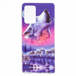 Capa Para Samsung Galaxy A52 4G / A52 5G / A52s 5G Fluorescente Wolf Series