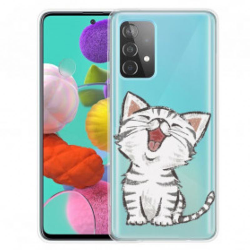 Capa Para Samsung Galaxy A52 4G / A52 5G / A52s 5G Gato Fofo