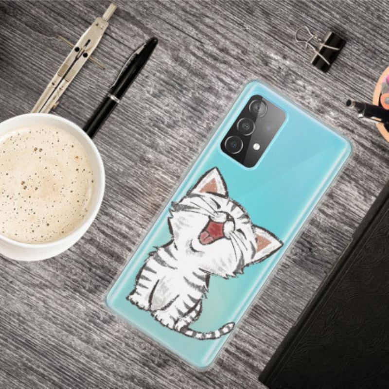 Capa Para Samsung Galaxy A52 4G / A52 5G / A52s 5G Gato Fofo