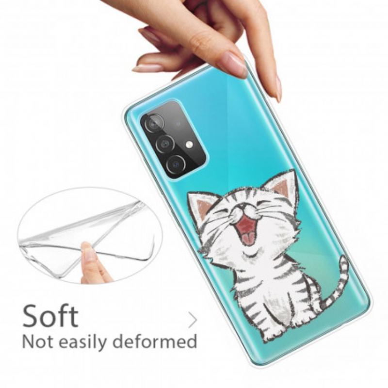 Capa Para Samsung Galaxy A52 4G / A52 5G / A52s 5G Gato Fofo