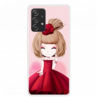 Capa Para Samsung Galaxy A52 4G / A52 5G / A52s 5G Lady Mangá