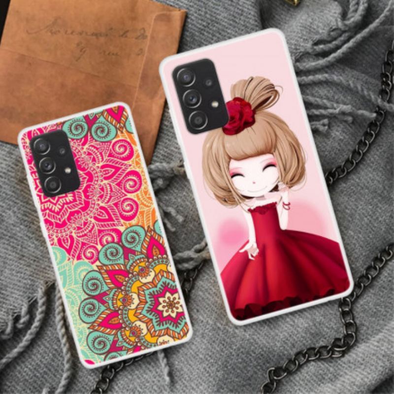 Capa Para Samsung Galaxy A52 4G / A52 5G / A52s 5G Lady Mangá